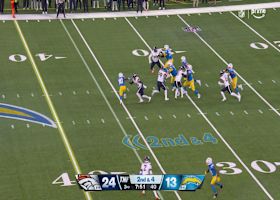 Herbert turns on the boosters on 18-yard scamper