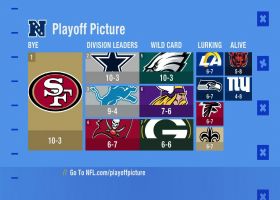 NFC Playoff picture prior to 'MNF' in Week 14
