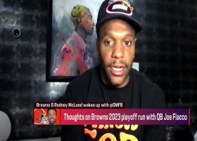 Browns S Rodney McLeod on his recovery from injury, Browns playoff run with QB Joe Flacco