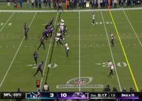 Christian Harris halts Lamar Jackson's rush attempt on third down