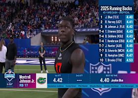 Montrell Johnson Jr. runs official 4.41-second 40-yard dash at 2025 combine