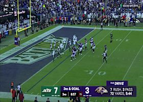 Derrick Henry's eighth TD of 2025 gives Ravens a 9-7 lead vs. Jets