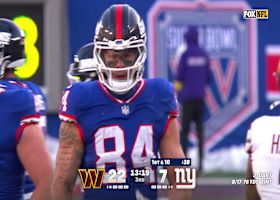 Theo Johnson catches a lob and YACs his way to 24 yards