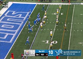 Kyle Dugger's sack of Goff ends in Pittsburgh safety