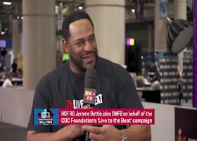 HOF RB Jerome Bettis joins 'GMFB' on behalf of the CDC Foundation's 'Live to the Beat' campaign