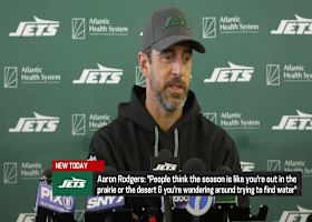 Aaron Rodgers: Jets are 'just trying to not get too high with the highs & too low with the lows' of the season