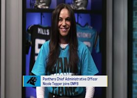Panthers CAO Nicole Tepper shares excitement with 'GMFB' for Carolina's girls HS flag football