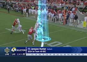 Rams select Jarquez Hunter  with No. 117 pick in 2025 draft