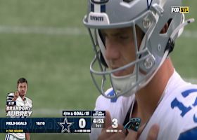 Brandon Aubrey's 23-yard FG brings Cowboys into a 3-3 tie with Panthers