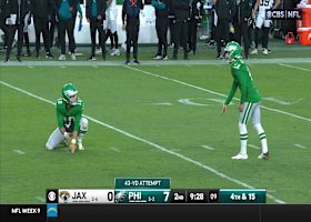 Jake Elliott's 43-yard FG extends Eagles' lead to 10-0 vs. Jags