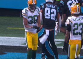 Chuba Hubbard's fifth TD run of '23 makes Packers-Panthers a one-score game