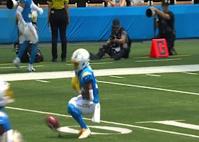 Treyton Welch scoops up muffed punt to regain possession for Saints