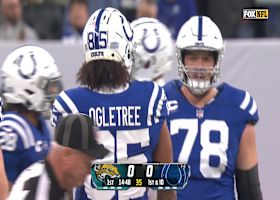 Colts gain 21 yards on Flacco's first pass of day, which hits Ogletree