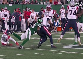 Chuck Clark's safety blitz creates untouched sack for Jets DB in backfield