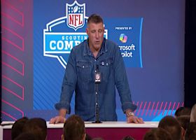 Mike Vrabel details the interview process with prospects at the combine