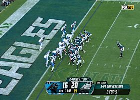 Barkley's 2-point plunge extends Eagles' lead to 22-16 vs. Panthers