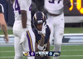 No. 13 converts on third-and-thirteen! Herbert's dart up the middle finds Allen for 17 yards