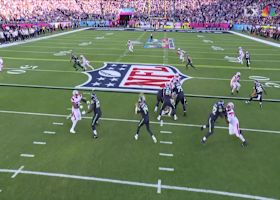 Dangerous Darnold lasers a 15-yard pass to Barner that squeaks by Marcus Jones