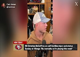 Christian McCaffrey on calf injury: 'My mentality is I'm playing this week'