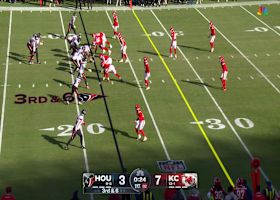 Nico Collins cooks Joshua Williams on 30-yard catch and run down left sideline