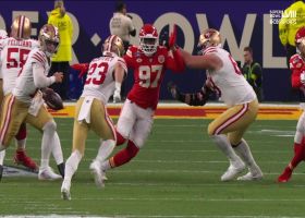 Felix Anudike-Uzomah's first tackle of playoffs results in 4-yard loss