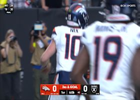 Bo Nix's fourth TD run of 2025 opens scoring in Broncos-Raiders game