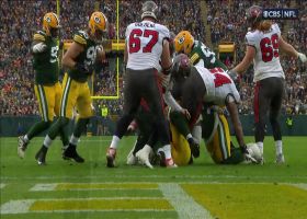 Kingsley Enagbare's diving strip-sack of Baker Mayfield gives Packers prime field position