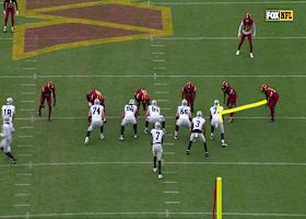 Von Miller's first full sack as a Commander comes vs. Geno Smith in Week 3