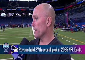 Eric DeCosta details Ravens draft strategy at combine