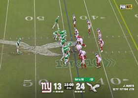 Brian Burns' second sack backs up Eagles 16 yards