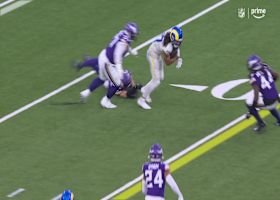 Puka Nacua's first catch since Week 1 goes for first-down yardage vs. Vikings