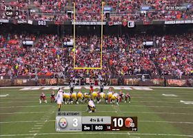 Chris Boswell's 40-yard FG makes Steelers-Browns a single possession game at the half