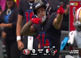 Stroud uncorks a 44-yard deep shot downfield to Jaylin Noel