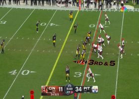 Browning's 22-yard laser pinpoints Irwin across middle of field