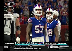 A.J. Epenesa's powerful bear-hug tackle yields sack of Lawerence