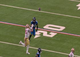 Purdy drops a 15-yard dime into Kittle's bucket for red zone access