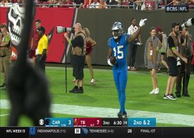 Bryce Young's 31-yard pass to Mingo gives Panthers red-zone access