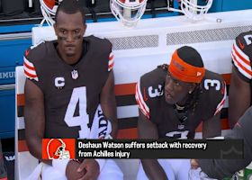 Rapoport: Deshaun Watson suffered setback from Achilles injury | 'Up To The Minute'