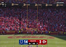 Harrison Butker drills a 48-yard field goal vs. Colts