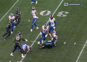 DeMarcus Lawrence lassos Stafford for a 10-yard sack on third down