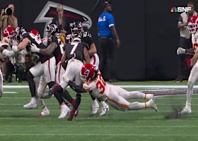 Nick Bolton storms Falcons' backfield for game-sealing fourth-down stop