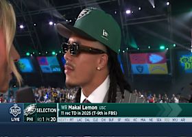 Makai Lemon gives message to Eagles fans after being drafted by Philadelphia