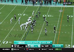 De'Von Achane's 30-yard run gives Dolphins a first-and-goal chance vs. Raiders