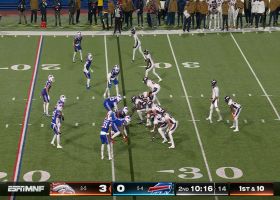 Russell Wilson zips a pass to Jerry Jeudy to secure a first down