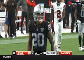 Isaiah Pola-Mao's blitz turns into big-time Raiders sack vs. Watson