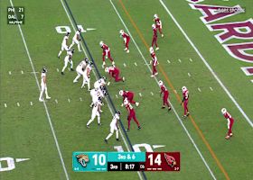 Jakobi Meyers caps off his first Jaguars TD with a trust-fall celebration