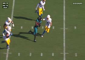 Lawrence's 22-yard strike to Meyers moves chains on third-and-12