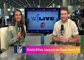 Kristin and Kyle Juszczyk join 'Super Bowl Live'