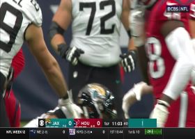 Lawrence's first pass of game for 21-yard gain to Engram