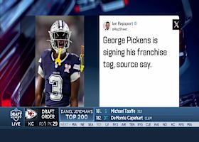 Rapoport: George Pickens signing franchise tag with Cowboys
